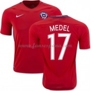 Camisetas De Futbol Baratas Chile 2018 Gary Medel 17 Primera Equipación..